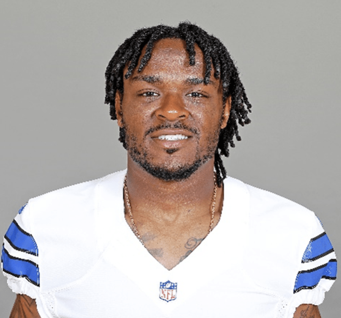 Headshot Of Brandon Carr In His Football Player Jersey